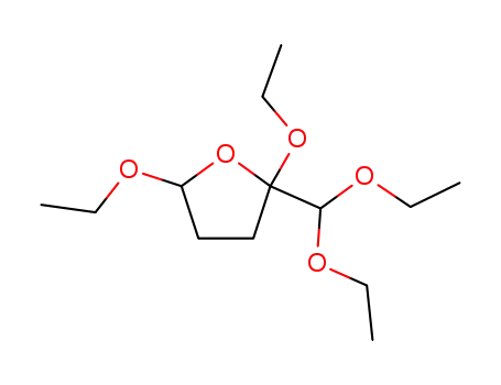 Molecular Structure of 60664-55-3 (2,5-Diethoxy-2-(diethoxymethyl)oxolane)