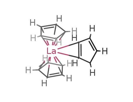Molecular Structure of 1272-23-7 (Tris(cyclopentadienyl)lanthanum)