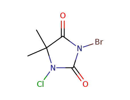 3-Bromo-1-chloro-5,5-dimethylhydantoin CAS No.126-06-7