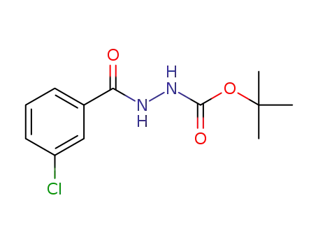 tert-butyl 2-(3-chlorobenzoyl)hydrazinecarboxylate