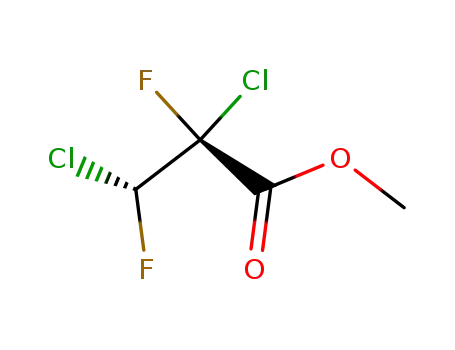 Molecular Structure of 76548-29-3 (methyl (2R,3R)-2,3-difluoro-2,3-dichloropropionate)