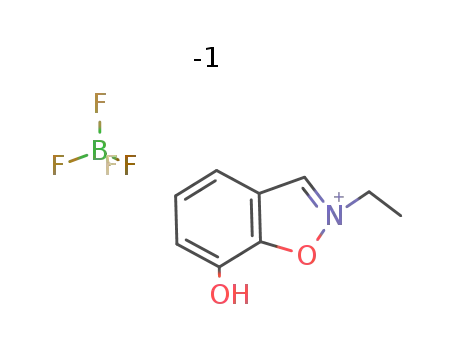 Molecular Structure of 16859-20-4 (2-Ethyl-7-hydroxy-1,2-benzisoxazole tetrafluoroborate)