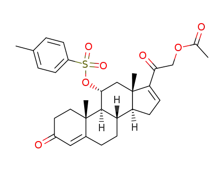 21-acetoxy-11α-(toluene-4-sulfonyloxy)-pregna-4,16-diene-3,20-dione