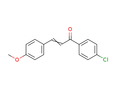 Molecular Structure of 6552-63-2 (1-(4-CHLOROPHENYL)-3-(4-METHOXYPHENYL)PROP-2-EN-1-ONE)