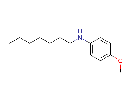 Benzenamine, 4-methoxy-N-(1-methylheptyl)-
