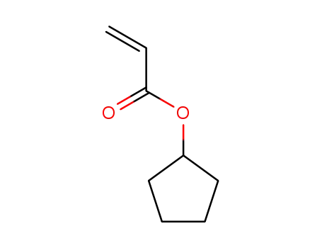 Molecular Structure of 16868-13-6 (CYCLOPENTYL ACRYLATE)