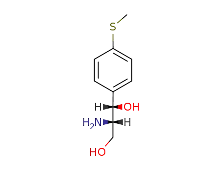 Molecular Structure of 16854-32-3 ((1S,2S)-(+)-2-AMINO-1-[4-(METHYLTHIO)PHENYL]-1,3-PROPANEDIOL)