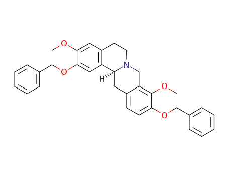Molecular Structure of 1196996-62-9 ((S)-2,10-dibenzyloxy-3,9-dimethoxytetrahydroprotoberberine)