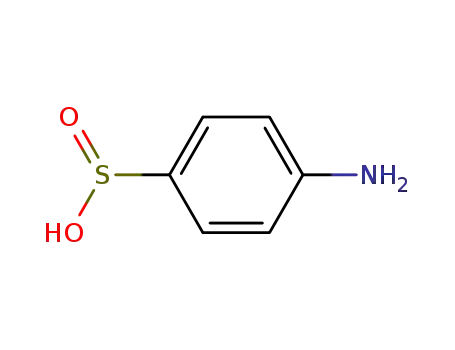 Molecular Structure of 7472-15-3 (4-Amino benzene sulfinic acid)