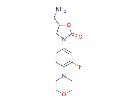 N-[[3-[3-fluoro-4-(4-morpholinyl)phenyl]-2-oxo-5-oxazolidinyl]methyl]amine