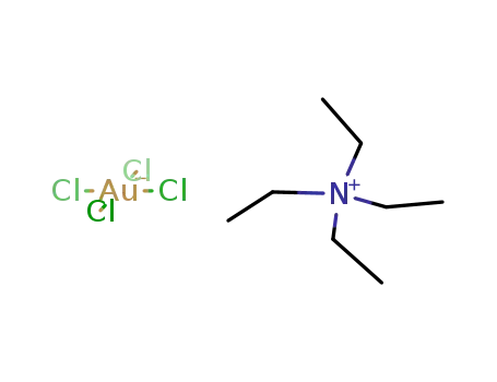 Molecular Structure of 25478-67-5 (tetraethylammonium tetrachloroaurate(III))