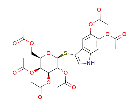 5,6-diacetoxyindol-3-yl 2,3,4,6-tetra-O-acetyl-1-thio-β-D-galactopyranoside