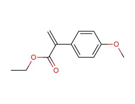 Molecular Structure of 39729-00-5 (2-(4-methoxyphenyl)propenoic acid ethyl eter)