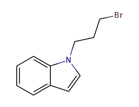 Molecular Structure of 125334-52-3 (1-(3-Bromopropyl)-1H-indole)