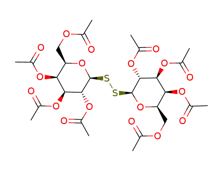 bis(2,3,4,6-tetra-O-acetyl-1-deoxy-1-thio-β-D-galactopyranosyl)-1,1'-disulfide