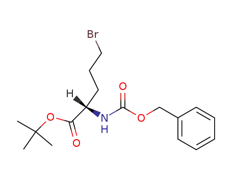 tert-butyl ester of α-N-carbobenzoxy-δ-bromonorvaline