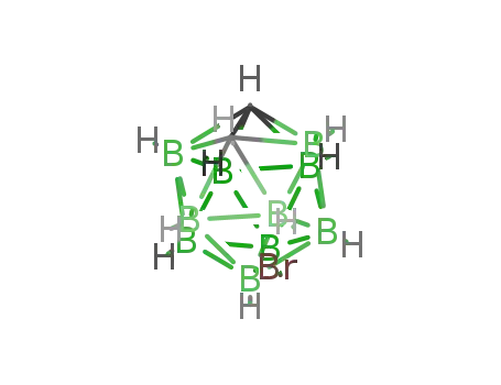 Molecular Structure of 17141-89-8 (9-bromo-1,2-dicarba-closo-dodecaborane)