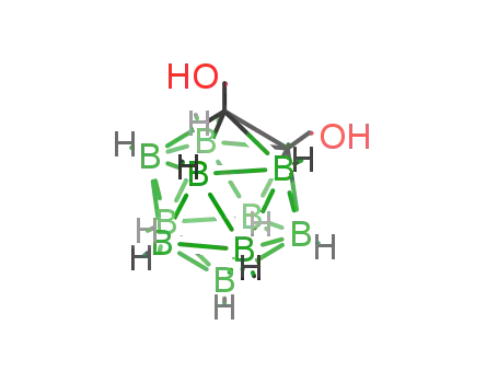 Molecular Structure of 19610-37-8 (1,2-bis-(Hydroxymethyl)-o-carborane)