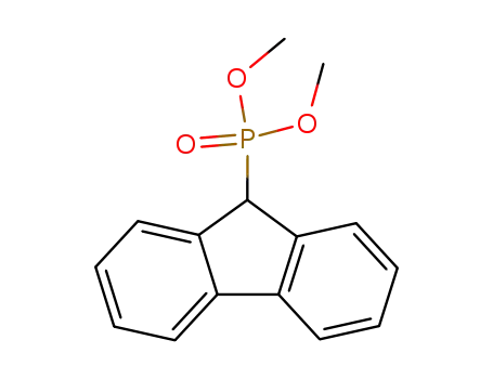 Molecular Structure of 6344-52-1 (dimethyl 9H-fluoren-9-ylphosphonate)