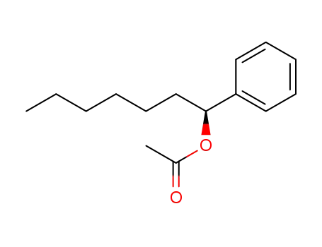 (S)-(-)-1-phenyl-1-heptanol acetate