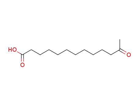 Molecular Structure of 2345-12-2 (12-oxotridecanoic acid)