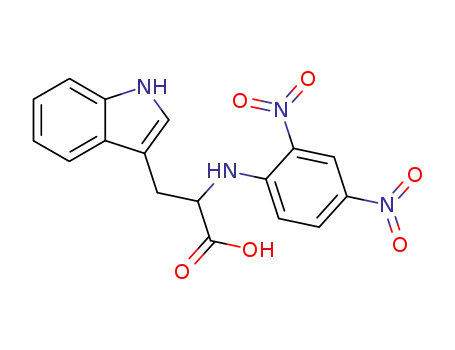 Molecular Structure of 63628-23-9 (Tryptophan, N-(2,4-dinitrophenyl)-)