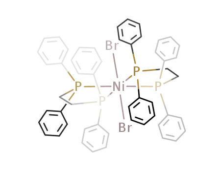 Molecular Structure of 19615-83-9 ({NiBr<sub>2</sub>-(1.2-Bis-diphenylphosphino-aethan)2})