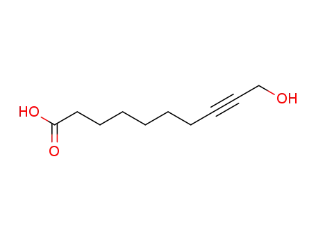 Molecular Structure of 92016-00-7 (10-HYDROXY-8-DECYNOIC ACID)