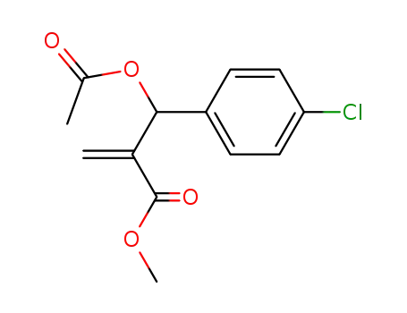 methyl 3-acetoxy-3-(4-chlorophenyl)-2-methylenepropanoate