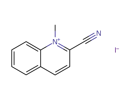 Molecular Structure of 72501-45-2 (2-Cyan-1-methylchinoliniumiodid)