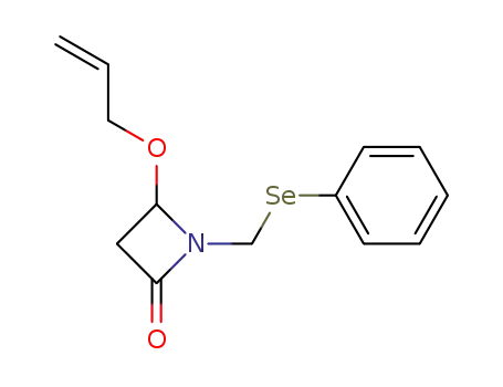 N-<(phenylseleno)methyl>-4-(allyloxy)-2-azetidinone