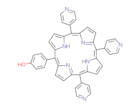5-(4-hydroxyphenyl)-10,15,20-tris(pyridin-4-yl)porphyrin