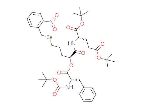 Molecular Structure of 1197815-07-8 (C<sub>39</sub>H<sub>55</sub>N<sub>3</sub>O<sub>11</sub>Se)