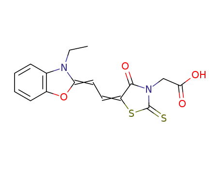 5-[2-(3-エチルベンゾオキサゾール-2(3H)-イリデン)エチリデン]-4-オキソ-2-チオキソ-3-チアゾリジン酢酸