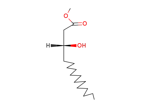 Molecular Structure of 127593-22-0 (3-HYDROXYHEXADECANOIC ACID METHYL ESTER)