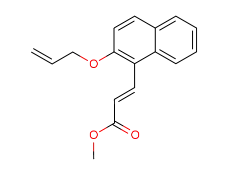 Methyl 3-(2-allyloxy-1-naphthyl)propenoate
