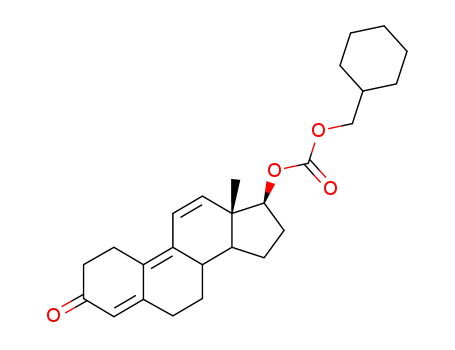 Molecular Structure of 23454-33-3 (Trenbolone cyclohexylmethylcarbonate)
