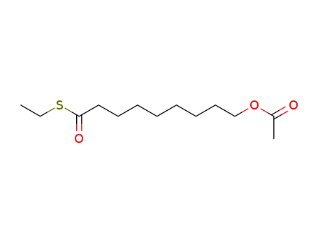 9-Acetoxy-thiononansaeure-S-aethylester