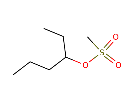 Molecular Structure of 4358-70-7 (3-Hexanol, methanesulfonate)