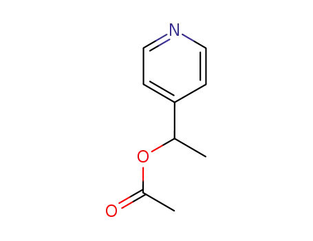 4-Pyridinemethanol, a-methyl-, acetate (ester)