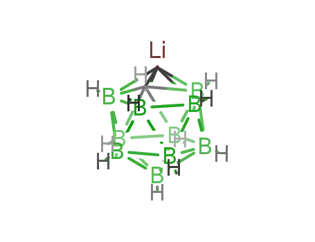 1-lithium-1,2-dicarba-closo-dodecaborane<sup>(12)</sup>