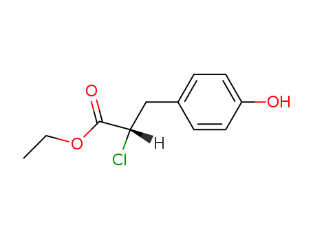 ethyl 2-chloro-3-(4-hydroxyphenyl)propionate
