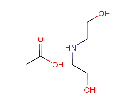Molecular Structure of 23251-72-1 (bis(2-hydroxyethyl)ammonium acetate)
