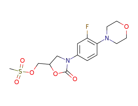 (R)-(3-(3-Fluoro-4-morpholinophenyl)-2-oxooxazolidin-5-yl)methyl methanesulfonate