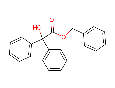 Benzeneacetic acid, a-hydroxy-a-phenyl-, phenylmethyl ester
