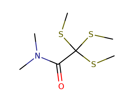 Acetamide,N,N-dimethyl-2,2,2-tris(methylthio)- cas  63017-90-3