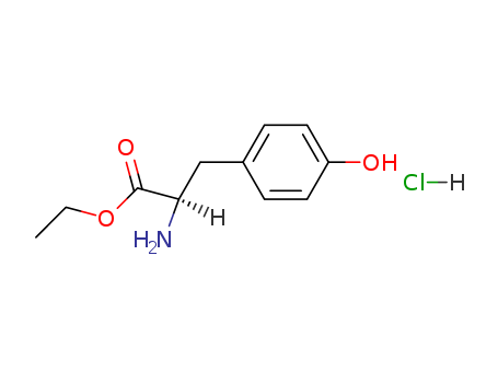 (R)-Ethyl 2-amino-3-(4-hydroxyphenyl)propanoate hydrochloride