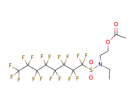 Molecular Structure of 1017593-63-3 (2-(N-ethyl-perfluorooctylsulfonamido)ethyl acetate)