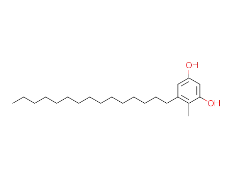 Molecular Structure of 16737-83-0 (4-methyl-5-pentadecylresorcinol)