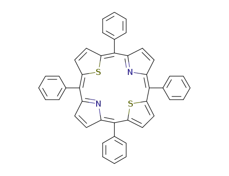 Molecular Structure of 57511-57-6 (5,10,15,20-tetrakisphenyl-21,23-dithiaporphyrin)